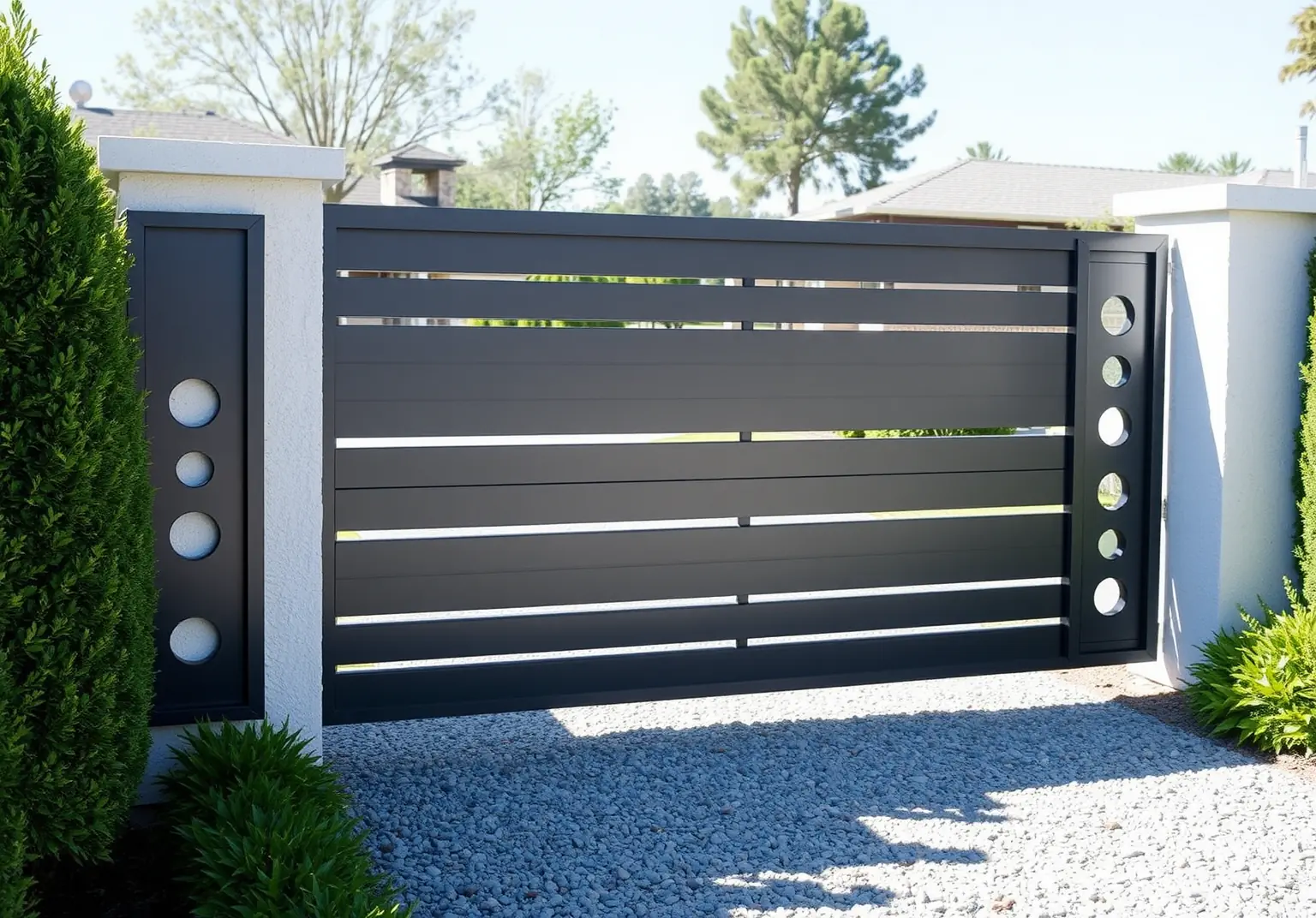 portail résidence maison individuel